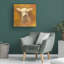 Art mural sur toile tendue - Jerry Cable «Precious», art mural pour salon, chambre à coucher ou bureau - 35 x 35