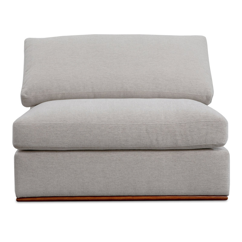 Rue Slipper Chair, Flecked Gray