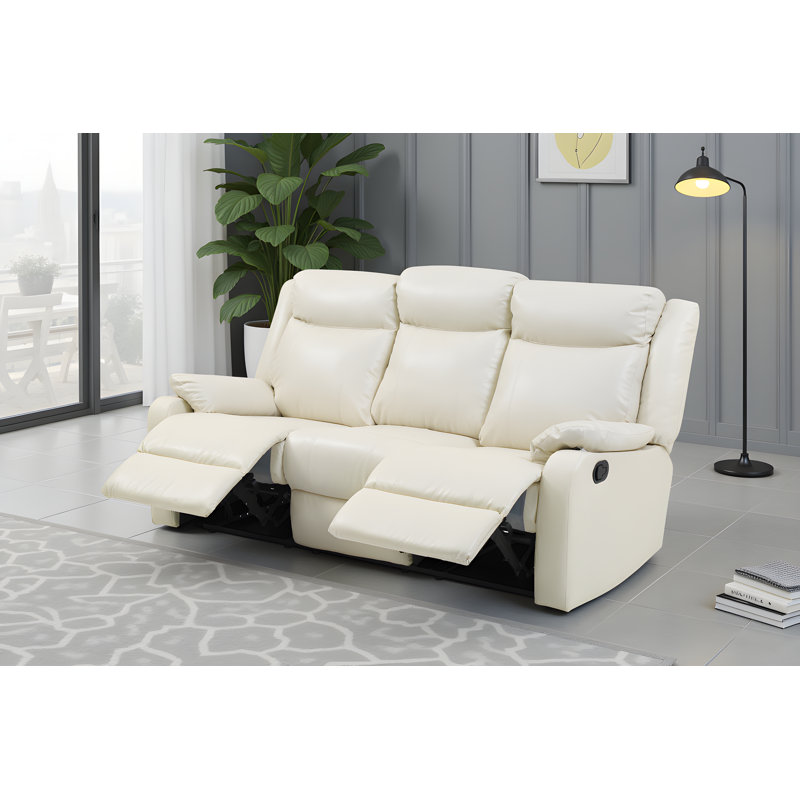 Canapé inclinable Saini, Perle