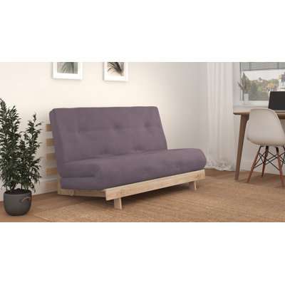 Chenango Full / Double 137cm Upholstered Futon And Mattress