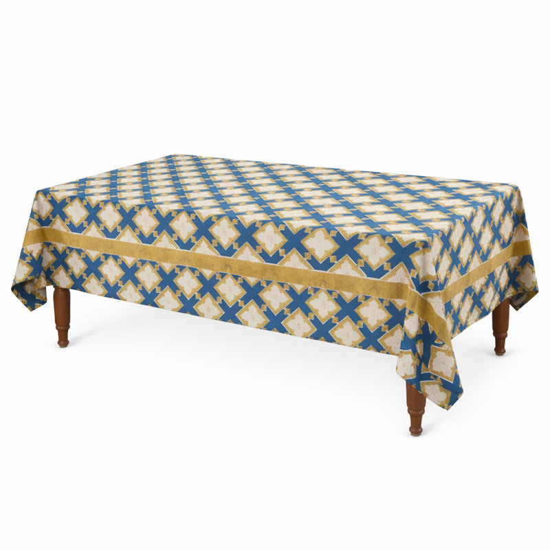 Boho Organic Cotton Tablecloth