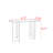 Modern solid wood console table.-265523480