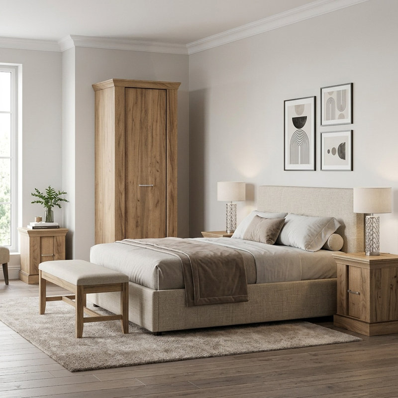 Tarrie 1 Door Laminate Wardrobe