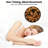 autumn squirrel clock leaves nuts design