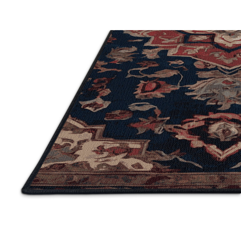 Tapis gris lavable à la machine, Rectangle 6 pi x 9 pi
