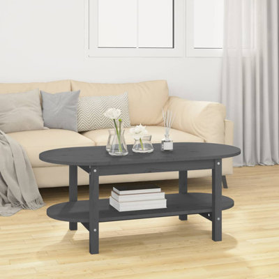 Tajana Solid Wood Four Leg Coffee Table with Storage