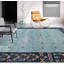 Wool Southwestern Area Rug in Green-70215274