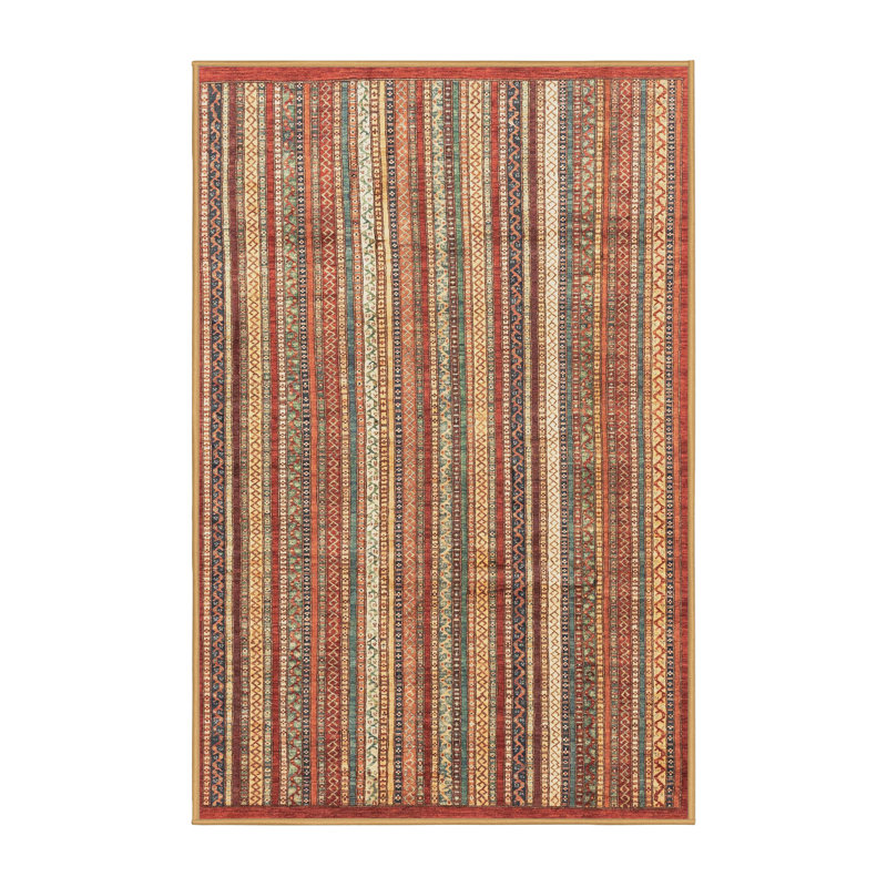 Abstract Indoor Rug, Rectangle 2' x 4'