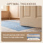 Tapis Fennel moderne à motifs mosaïques abstraits, bleu, gris, or, crème, ivoire, lavable à la machine, antidérapant, à poils courts, pour l'intérieur et l'extérieur, adapté aux animaux domestiques, idéal pour le salon, la chambre, la salle à manger, l'entrée, le couloir ou le bureau.-911196672