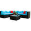 Pe Outdoor Lounge - Fabrication, coussins hydrofuges, arrangement réversible, sièges de jardin à coussins à dossier coulissant, coussins toutes saisons, coussins