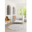 Bubbly Cotton Area Rug in Gray/Light Gray