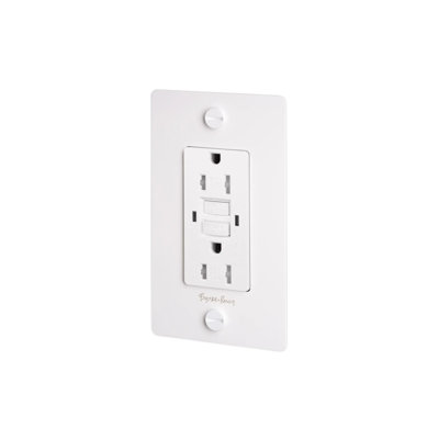 1G Duplex GFCI Outlet / With Logo