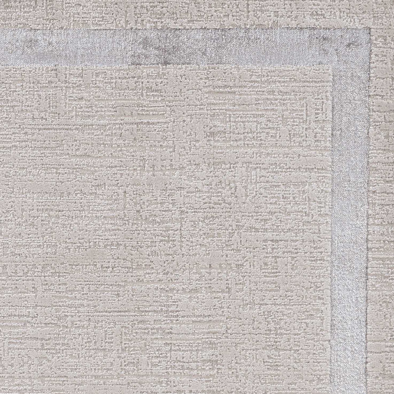 Tapis touffeté ivoire / argent, Rectangle 3 pi 3 po x 4 pi 11 po