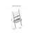 Innes Solid Wood Leaning Ladder Desk with Iron Base -215189281