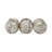 Set Of 6, D4x4" Marbleized Ball Accents, Brown