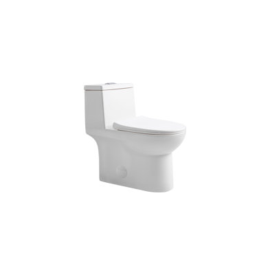 VIBRANTBATH 1.6 Gallons GPF Elongated One-Piece Toilet (Seat Included) -  Toilet-05