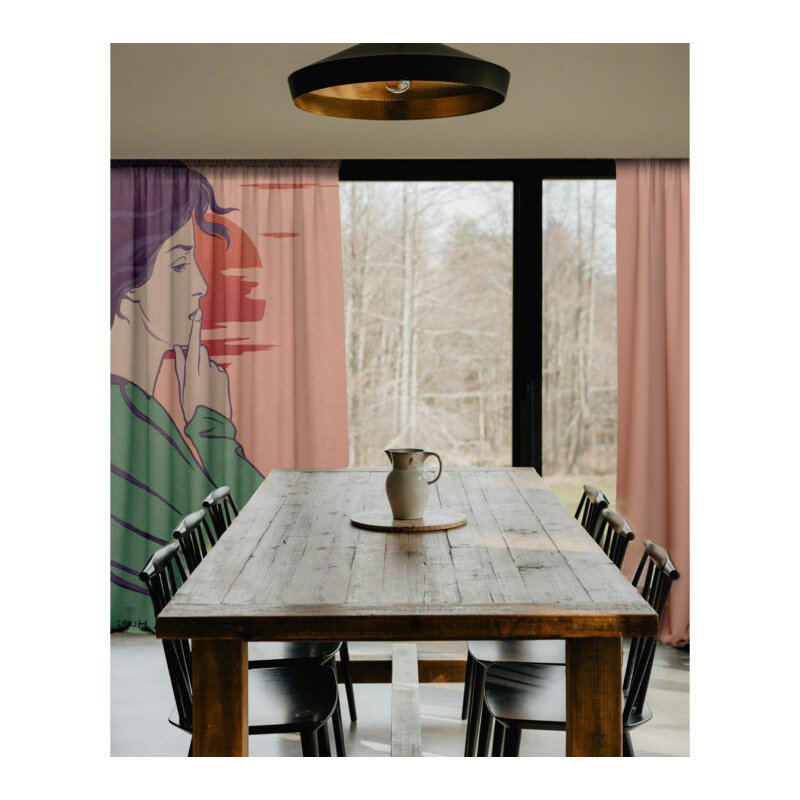 Velvet Blackout Curtain Panel Pair, 148cm Width x 1150cm Drop