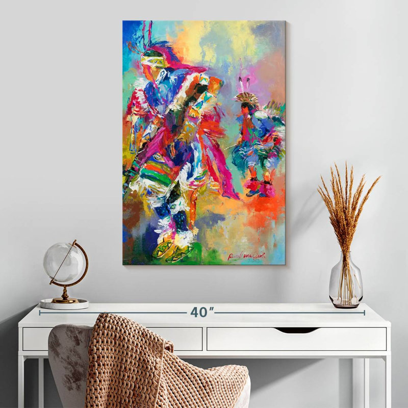 Pow Wow, 30" H x 20" W