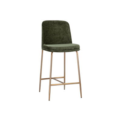Clifton Upholstered Stool with Solid Wood Frame