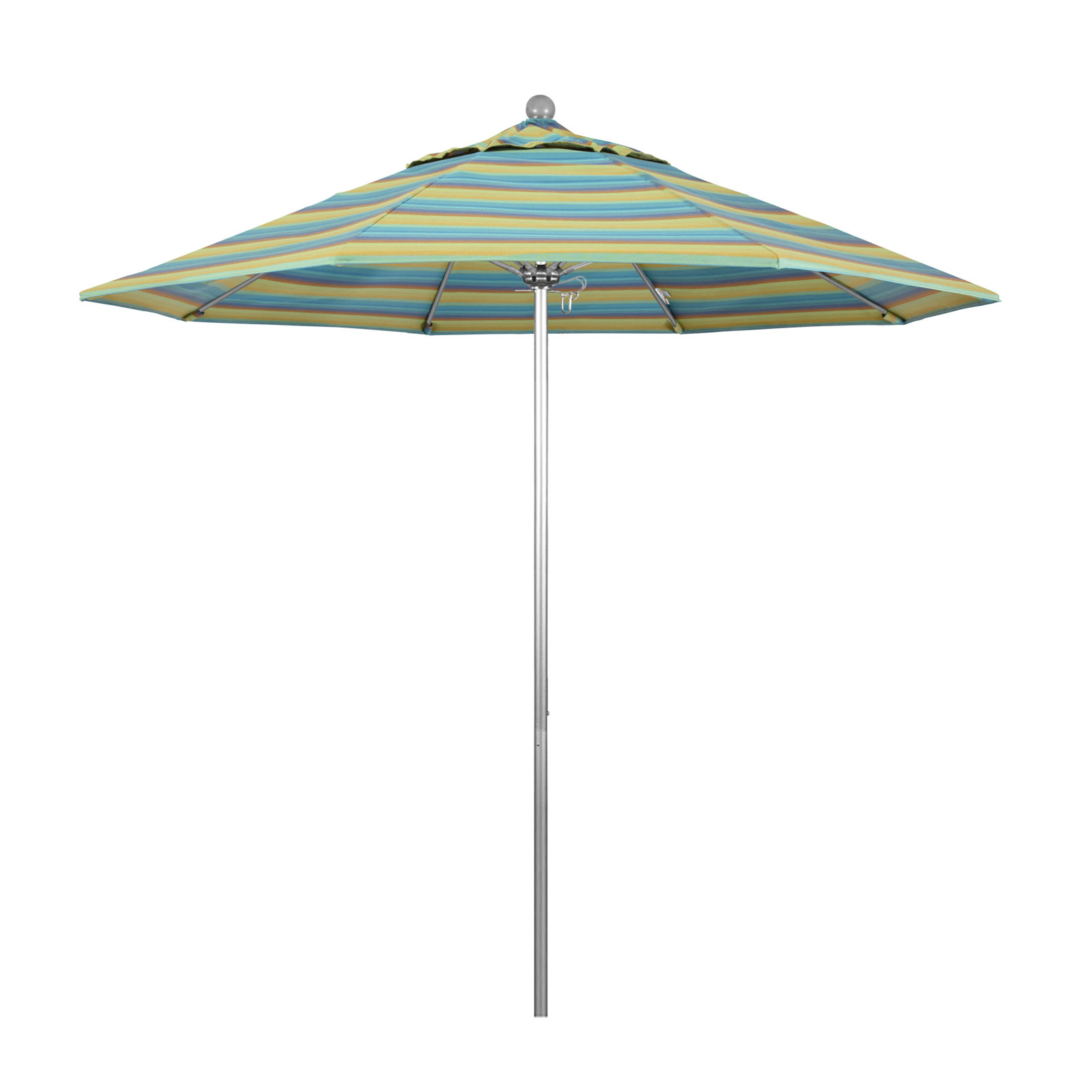 Maria 9' Sunbrella® Umbrella, Silver, Astoria Lagoon Sunbrella®