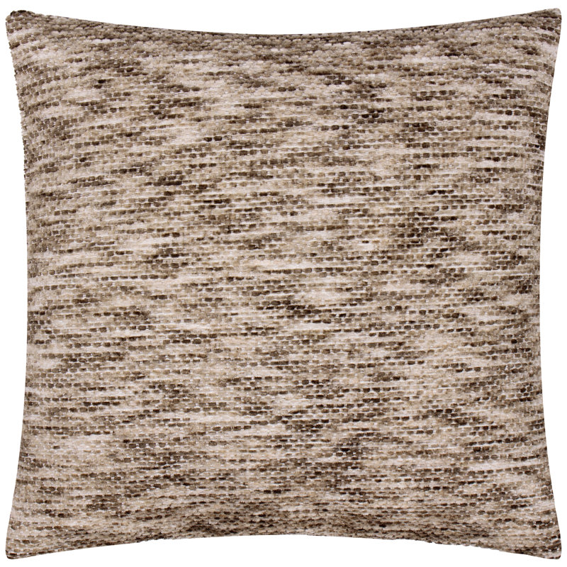 Malvern Square Cushion, Brown, Polyester