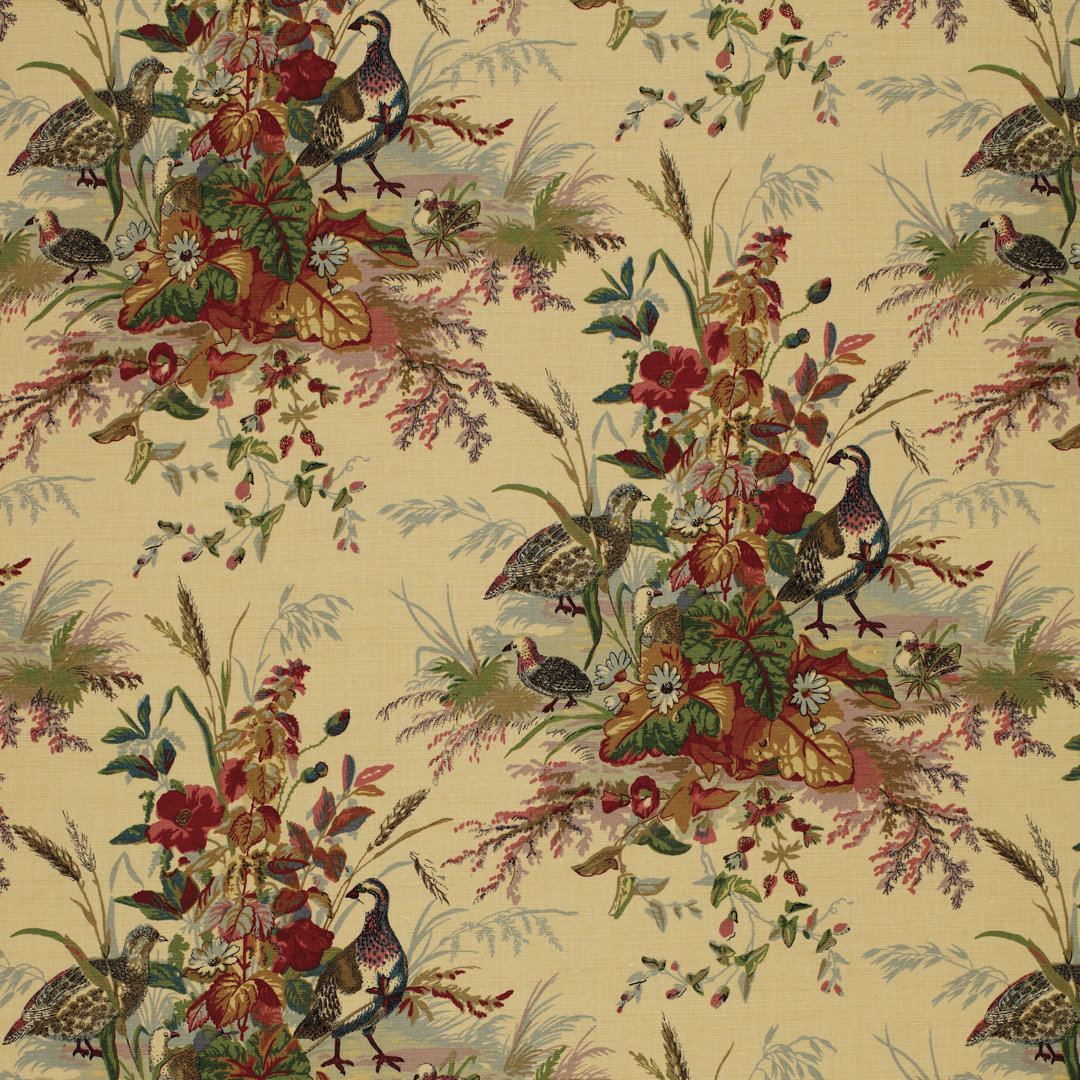 Quail Meadow Fabric Schumacher 