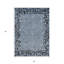 Tapis intérieur lavable à imprimé animal 3 pi x 5 pi bleu