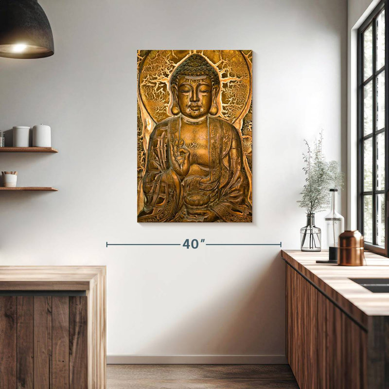 Adella Buddha Mural, 39" H x 26" W