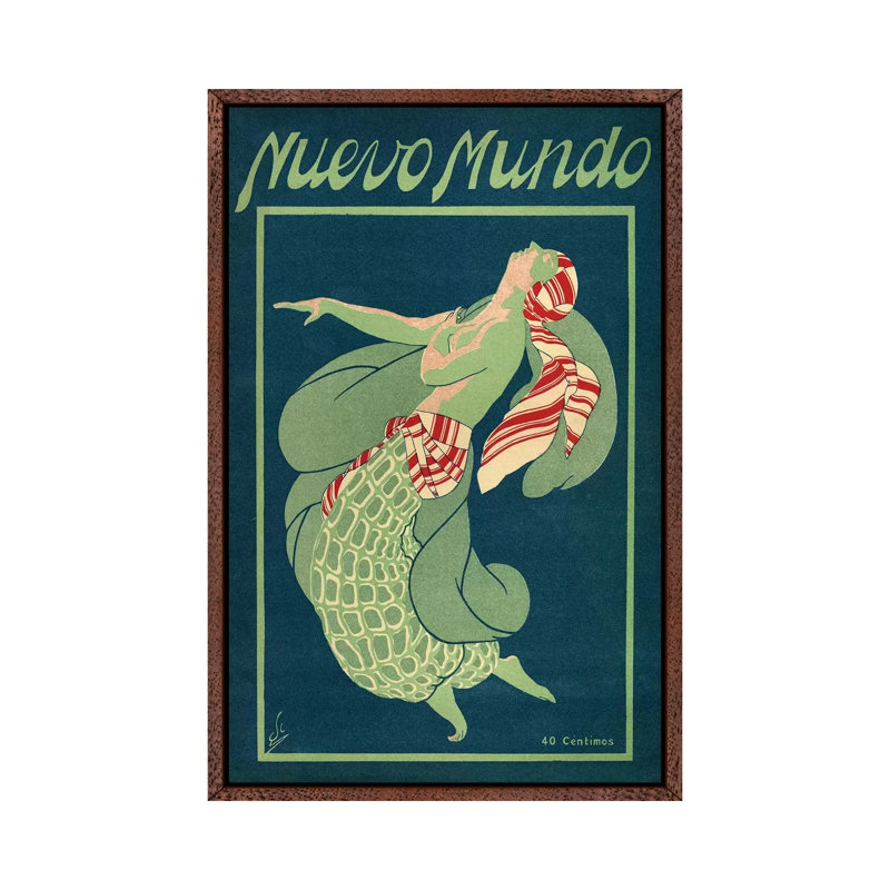 1931 Nuevo Mundo Magazine Cover by The Advertising Archives - Gallery-Wrapped Canvas Giclée on Canvas, Classic Wood Framed