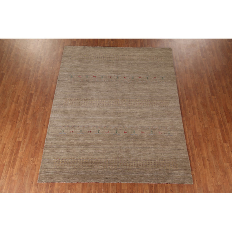 Tapis indien fait à la main Gabbeh 8 x 10