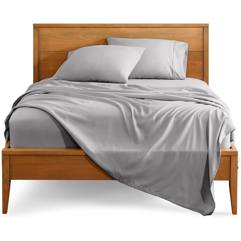 Queen Sheet Set - Luxury 1800-Soft Microfiber - Double Brushed - Deep Pockets - Easy Fit - 4 Piece Set - Bedding Sheets & Pillowcases