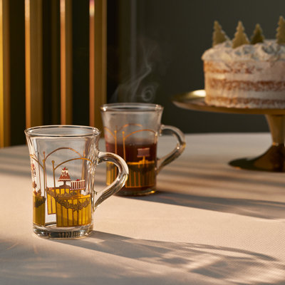 Holmegaard Christmas 8.8oz. Beer Mug Set
