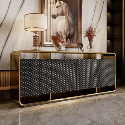 Italian luxury-style entrance hall cabinet