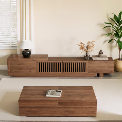 Meuble télé 78,54 po avec table basse 47,2 po