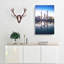 Shanghai Skyline Reflection - Wrapped Canvas-55318481
