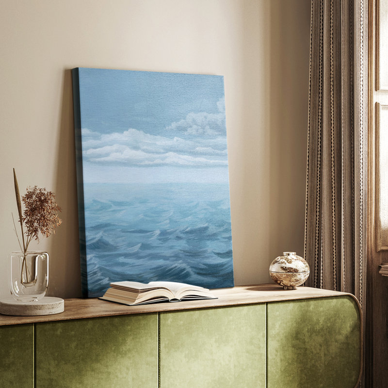 Roiling Sea II -Galery Enveloppé Cavas, H 48 po x l 32 po