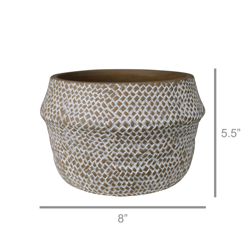 Cache-pot Skadar, H 5,5 po x l 8 po x P 8 po
