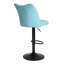 Ensemble de 2 tabourets de bar pivotants, tabouret de comptoir réglable en hauteur, tabourets de bar modernes en simili cuir avec dossier pour îlot de cuisine