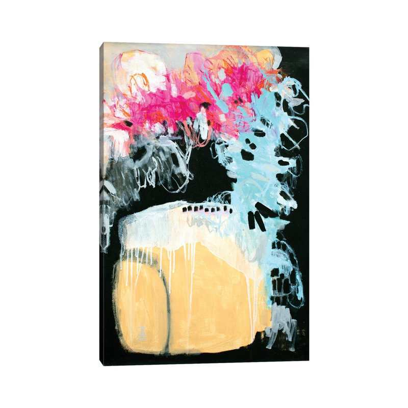 Pink Bonsai By Misako Chida - Wrapped Canvas Painting by Misako Chida - Wrapped Canvas Painting, 101.6 cm H x 66.04 cm W