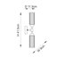 Cunningham Steel Armed Sconce
