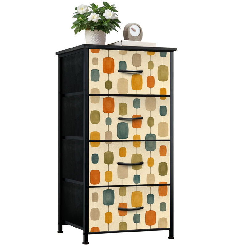 Commode de rangement verticale 4 tiroirs