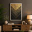 Golden Divide Industrial - Wrapped Canvas-1892904672-1892904675