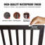 Solid Wood Free Standing Pet Gate With Door-88059635-88059645