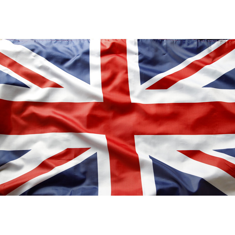British Flag by STILLFX - Wrapped Canvas Print, 81cm H x 122cm W x 3.8cm D