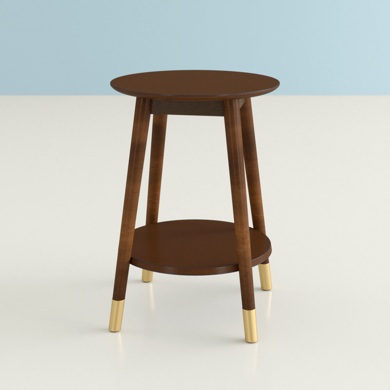 Decebal End Table, Espresso