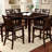 Rectangular Solid Wood Top with Solid Wood Base Dining Table