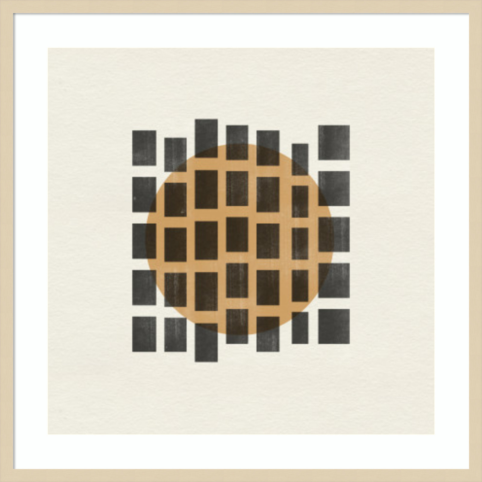 Giese "Paper Object No. 8" Print, Brown, 33" H x 33" W