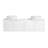 60" Bathroom Vanity with Sink, 60 Inch Floating Vanity, Double Sink Wall Mounted Vanity Combo, Modern White Bathroom Vanity Set with 4 Doors and Ceramic Basin Sink-1997229798