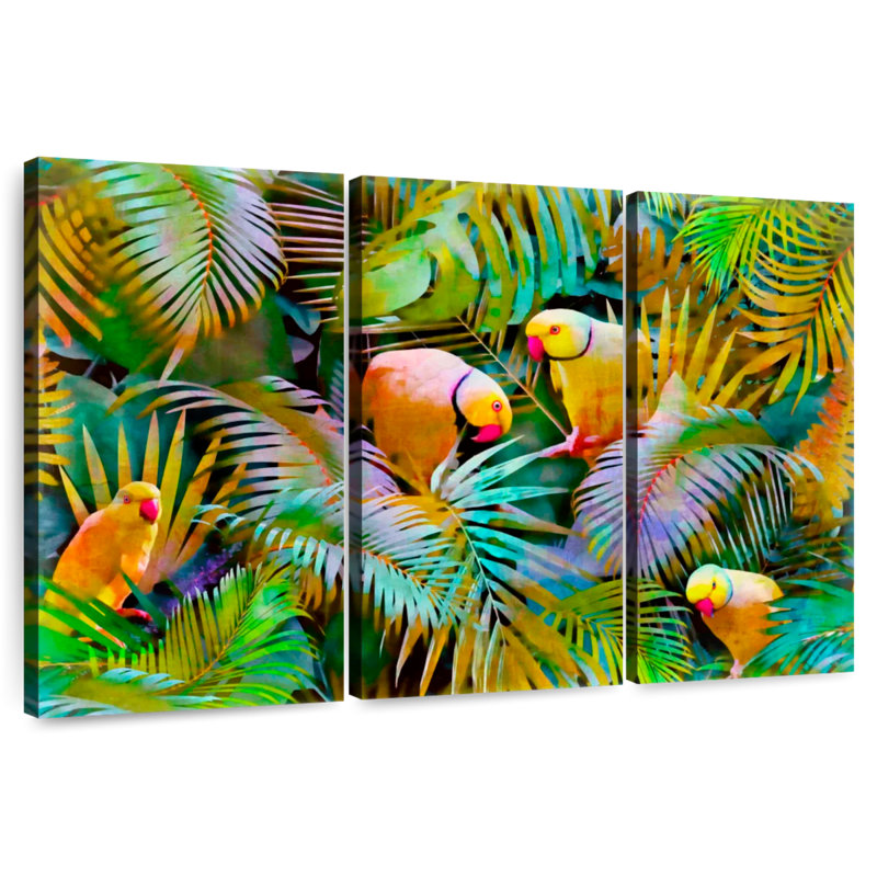 Bird Of The Tropics, 20" H x 33" W