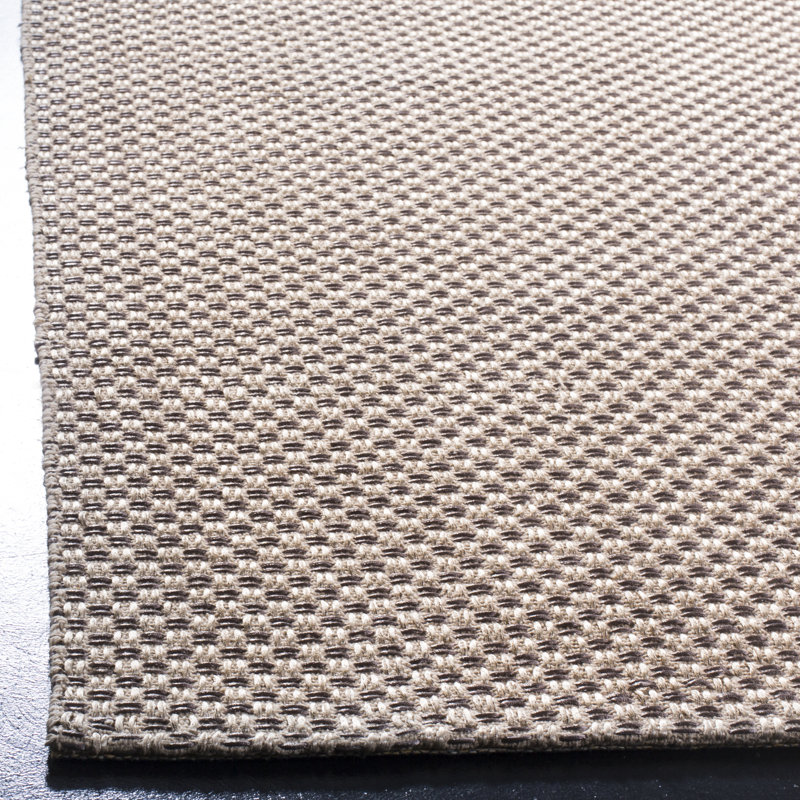 Adelmar Hand Woven Performance Solid Color Rug, Rectangle 6' x 9'